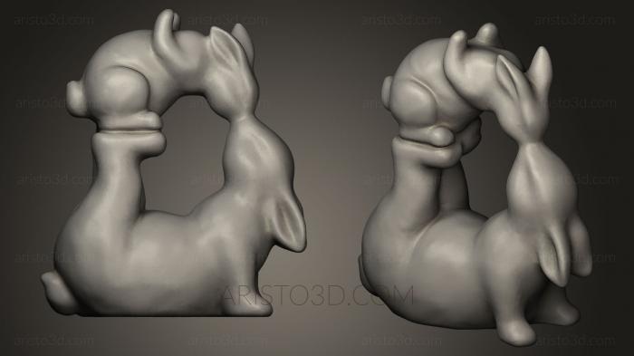 Animal figurines (STKJ_0334) 3D model for CNC machine